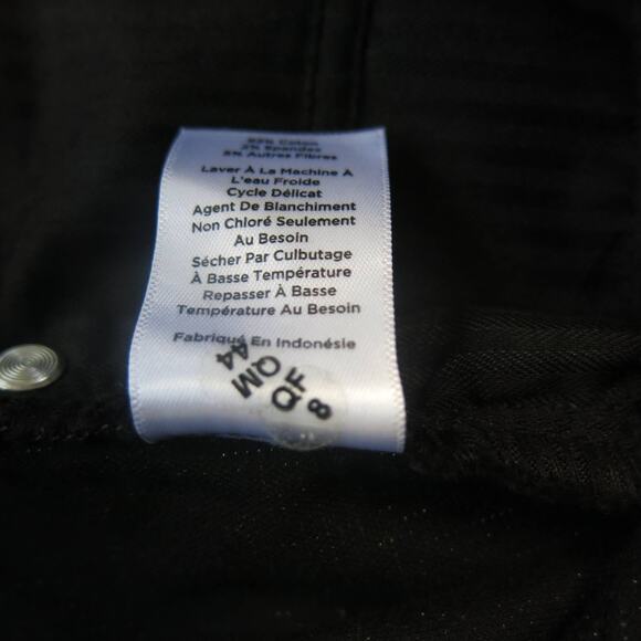 TALBOTS Flawless Five Pocket Slim Ankle Corduroy Pants Size 4 Sparkles Black - Picture 12 of 12